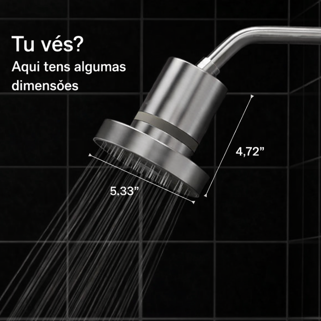 O CHUVEIRO COM FILTRO