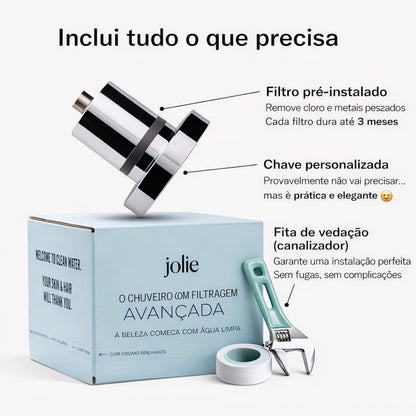 O CHUVEIRO COM FILTRO